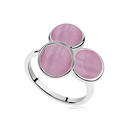Alloy  Three flower opal ring  Light  9523picture3