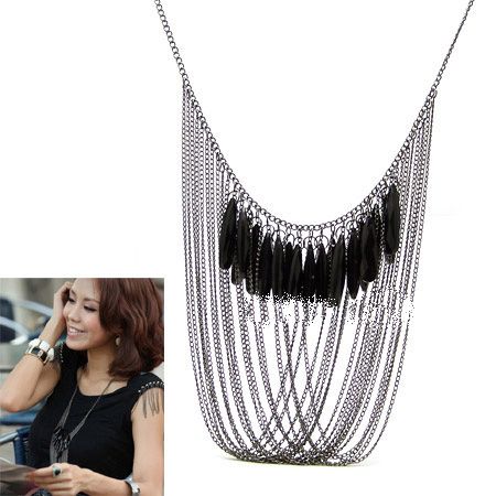 Fashion  Multilayer tassel necklace 172956