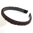  dark coffee  concise handmade weave hair piece headband 205268picture4