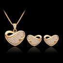 Simple Alloy + White Rhinestone sets NHDR0115picture2