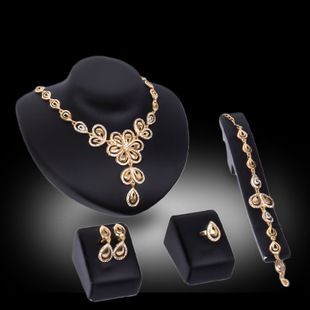Occident alloy Inlaid stones sets  18K alloy  NHXS0098