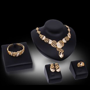 Occident alloy Inlaid stones sets  18K alloy  NHXS0105