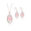 Occident alloy Jewels sets  Light Rose Alloy  NHXS0134picture1