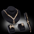 Occident alloy Inlaid stones sets  18K alloy  NHXS0097picture3