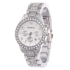 Leisure Ordinary glass mirror alloy watch (Alloy) NHSY0504