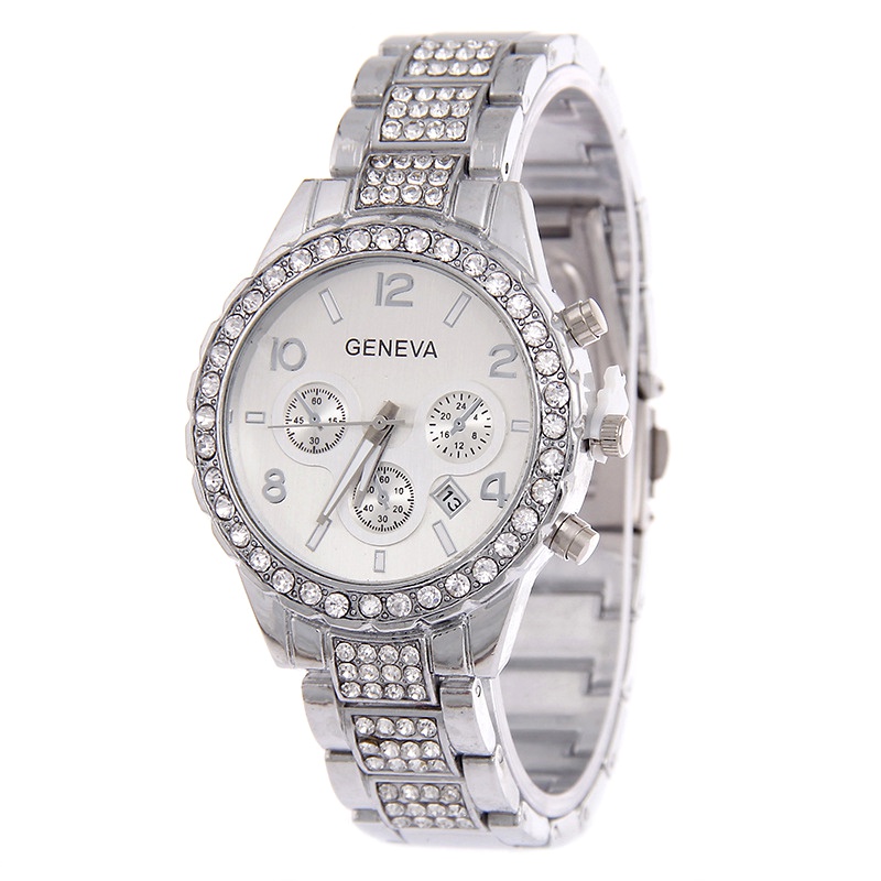 Leisure Ordinary glass mirror alloy watch Alloy NHSY0504