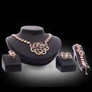 Occident alloy Drill set earring + necklace + Bracelet NHXS0592picture1