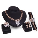 Occident alloy Drill set earring + necklace + Bracelet NHXS0759picture1