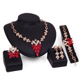 Occident alloy Drill set earring + necklace + Bracelet NHXS0759picture6