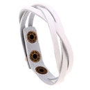 Korean Cortical Geometric Bracelet  white  NHPK0397whitepicture5