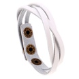 Korean Cortical Geometric Bracelet  white  NHPK0397whitepicture17