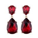Occident alloy Pear Earrings  red  NHJQ6031picture1