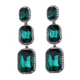 Occident alloy Pear Earrings  black  NHJQ6025picture7
