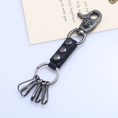 Fashion Leather  key chain  (black)  NHPK1163-black