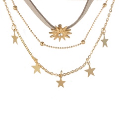Other Alloy  necklace Geometric (Alloy)  NHGY0726-Alloy