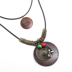 Bohemia Alloy plating necklace  (Bronze)  NHPK1209-Bronze