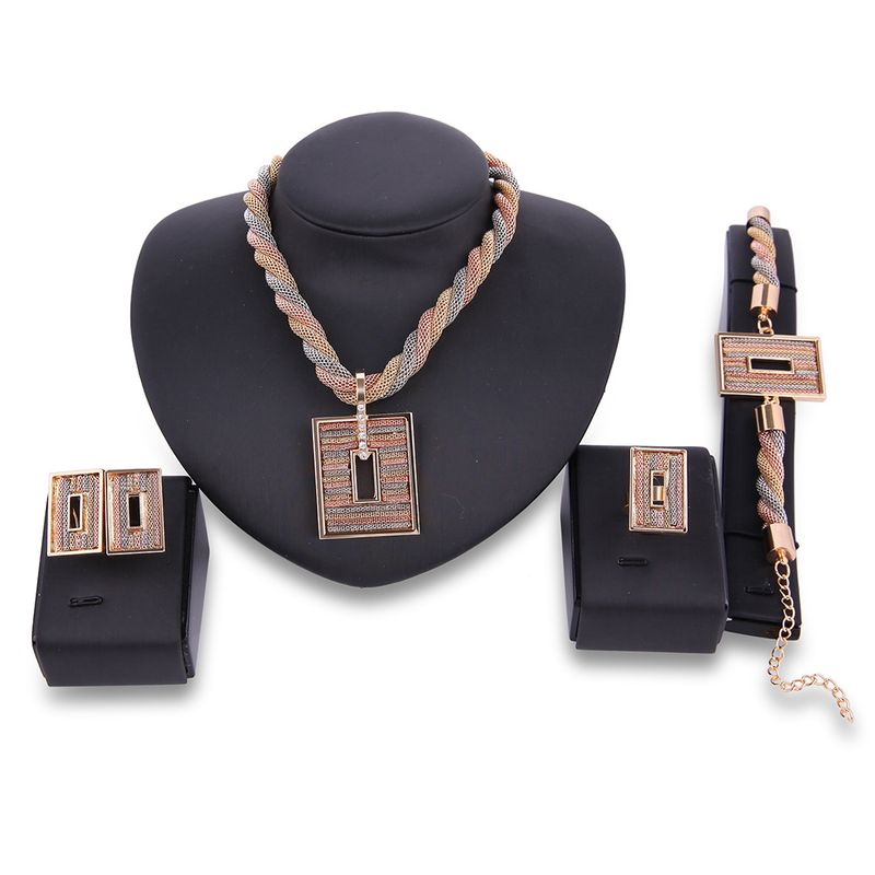 Occident and the United States alloy plating Necklace set 18K alloy  61164341  NHXS1282