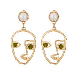 Occident and the United States alloy  earring green  NHGY0225picture2