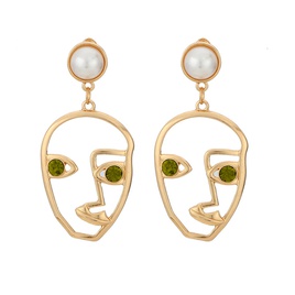 Occident and the United States alloy  earring green  NHGY0225picture6