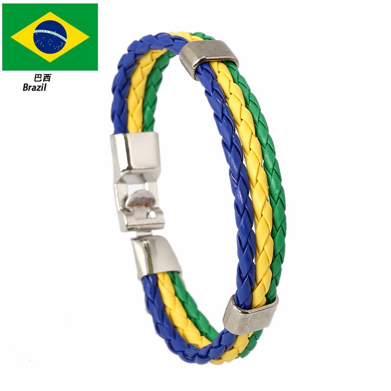 Europe and the United States Artificial leather plating Bracelet Argentina  NHPK0879