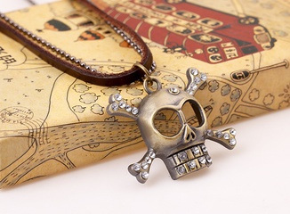 Occident and the United States alloy plating necklace (Skull head)  NHNPK0821-Skull head
