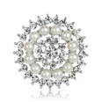 Alloy Korea Geometric brooch  white NHDR2368whitepicture12
