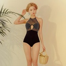 Polyester Fashion  Swimsuit  BlackM NHHL0222BlackMpicture6
