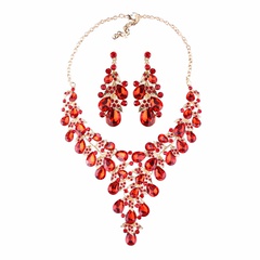 Alloy Fashion Sweetheart necklace  (red) NHJQ9901-red