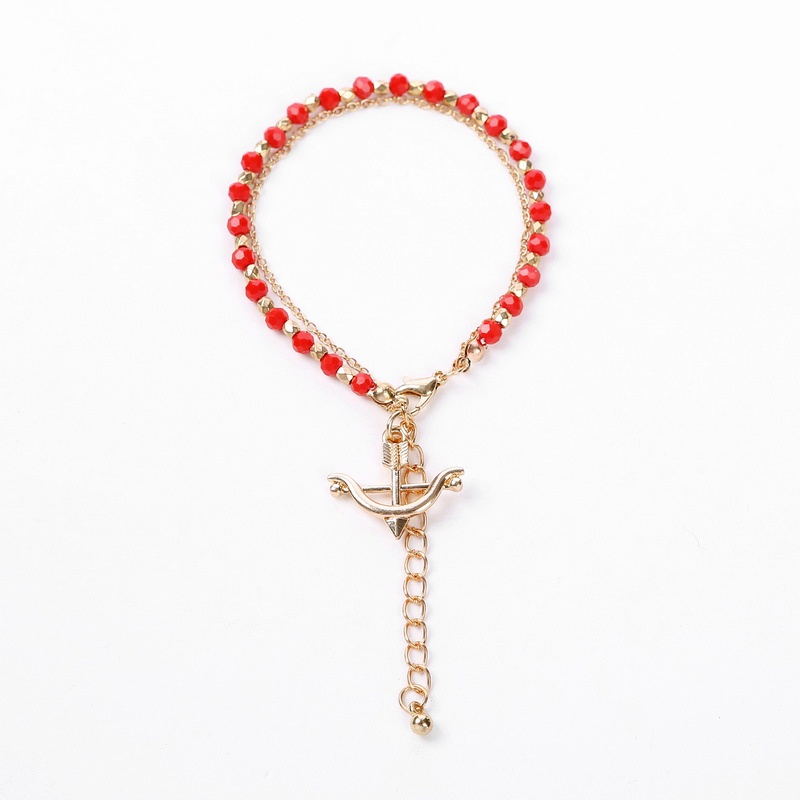 Alloy Fashion Geometric bracelet  Anchor + red NHHN0332Anchorred