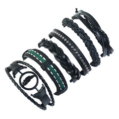 Leather Fashion bolso cesta bracelet  (Six-piece set) NHPK2174-Six-piece-set