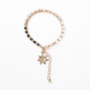 Alloy Fashion Flowers bracelet  Flower pendant + red bead chain NHHN0343Flowerpendantredbeadchainpicture6