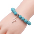 Natural Stone Fashion Cross bracelet  Alloy cross NHYL0382Alloycrosspicture37