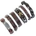 Leather Fashion bolso cesta bracelet  Sixpiece set NHPK2176Sixpiecesetpicture3