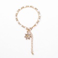 Alloy Fashion Flowers bracelet  Flower pendant + red bead chain NHHN0343Flowerpendantredbeadchainpicture17