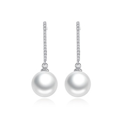 Alloy Fashion Geometric earring  (White-T09I04) NHTM0472-White-T09I04