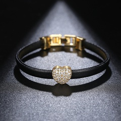 Alloy Fashion Sweetheart bracelet  (Champagne Alloy-11C07) NHTM0493-Champagne-Alloy-11C07