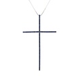 Copper Fashion Cross necklace  Alloyplated white zircon NHBP0242Alloyplatedwhitezirconpicture24