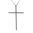 Copper Fashion Cross necklace  Alloyplated white zircon NHBP0242Alloyplatedwhitezirconpicture39
