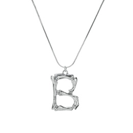 Alloy Simple Geometric necklace  Letter A alloy 2163 NHXR2637LetterAalloy2163picture5