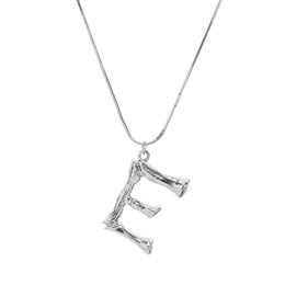 Alloy Simple Geometric necklace  Letter A alloy 2163 NHXR2637LetterAalloy2163picture11