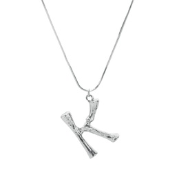 Alloy Simple Geometric necklace  Letter A alloy 2163 NHXR2637LetterAalloy2163picture23