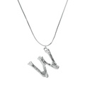Alloy Simple Geometric necklace  Letter A alloy 2163 NHXR2637LetterAalloy2163picture47