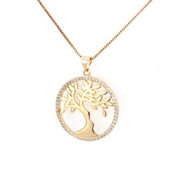Copper Fashion Tree necklace  Alloy NHBP0323Alloyplatedpicture1