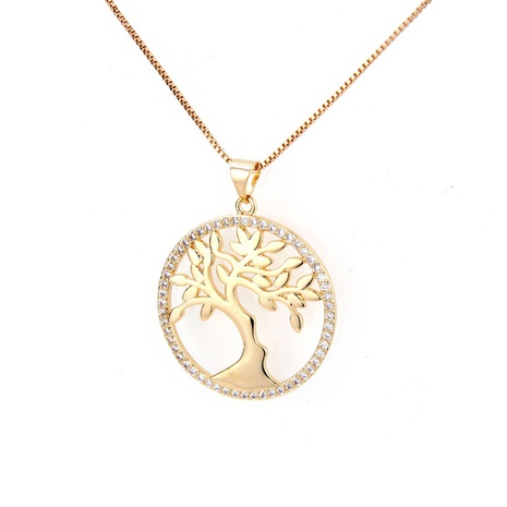 Copper Fashion Tree necklace  (Alloy) NHBP0323-Alloy-plated's discount tags