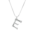 Alloy Simple Geometric necklace  Letter A alloy 2163 NHXR2637LetterAalloy2163picture64