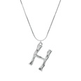 Alloy Simple Geometric necklace  Letter A alloy 2163 NHXR2637LetterAalloy2163picture70