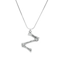 Alloy Simple Geometric necklace  Letter A alloy 2163 NHXR2637LetterAalloy2163picture106