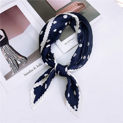 Alloy Korea  scarf  (1 wave point navy -70cm) NHMN0308-1-wave-point-navy-70cm