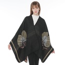 Cloth Fashion  scarf  1 wave black NHMN03261waveblackpicture23