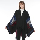 Cloth Fashion  scarf  1 wave black NHMN03261waveblackpicture27